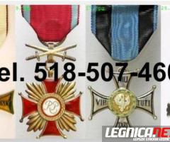 Kupię stare ordery, medale, odznaki, odznaczenia, orzełki
