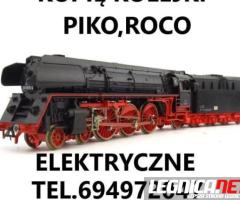 KUPIĘ KOLEJKI ELEKTRYCZNE,LOKOMOTYWY TYPU PIKO,ROCO TELEFON 694972047