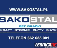 Stalowe kraty pomostowe, kraty wema, stopnie schodowe