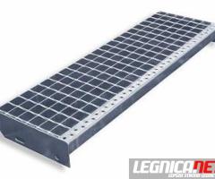 Stalowe kraty pomostowe, kraty wema, stopnie schodowe