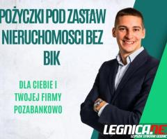 Szybkie pozabankowe pożyczki do 10 mln dla firm i rolnikow pod hipoteke nieruchomosci