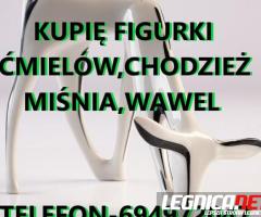 KUPIĘ FIGURKI MIŚNIA,ĆMIELÓW,CHODZIEŻ,WAWEL TELEFON 694972047