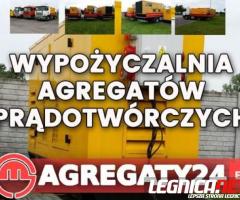 Wynajem, wypożyczalnia agregatów prądotwórczych (również usługi agregatami)