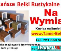 belki rustykalne Na Wymiar maskownice styropianowe Tanie Belki imitacja drewna