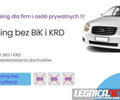 Leasing bez biku - dla każdego - bez dochodów, bez ZUS I US.