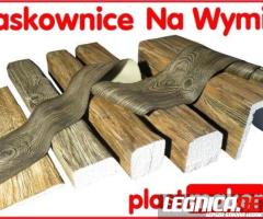 Maskownice styropianowe, imitacja drewna Na Wymiar i lamele drewnopodobne