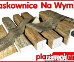 Maskownice na wymiar belki rustykalne styropianowe i lamele / Imitacja drewna na wymiar