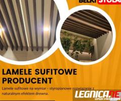 Lamele sufitowe drewnopodobne PRODUCENT