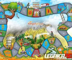 gra XXL BEZPIECZNI ZE STRAŻĄ POŻARNĄ dla DZIECI do skakania, nauki i zabawy