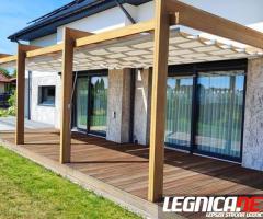 Rolety rzymskie z trwałych tkanin akrylowych