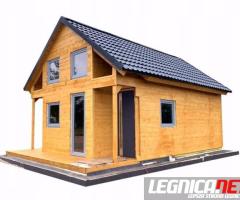 Drewniany domek całoroczny letniskowy Producent  5m/7m 15/20