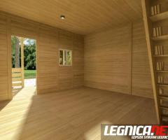 Drewniany domek całoroczny letniskowy Producent  5m/7m 15/20