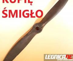 KUPIĘ DREWNIANE ŚMIGŁO OD SAMOLOTU ORAZ MILITARIA TELEFON 694972047