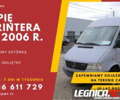 Skup Mercedesa Sprintera do 2006.Każdy.Stan Obojętny