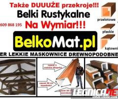 BELKOMAT superlekkie maskownice i lamele drewnopodobne na wymiar styropianowe
