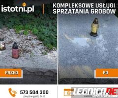 Opieka nad grobami Jelenia Góra - sprzątanie grobu, znicze, kwiaty