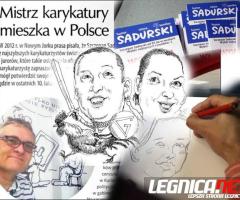 Najszybszy karykaturzysta świata na twojej imprezie. Cała Polska